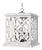 Regina Andrew Chatham Wood Lantern, White For Sale