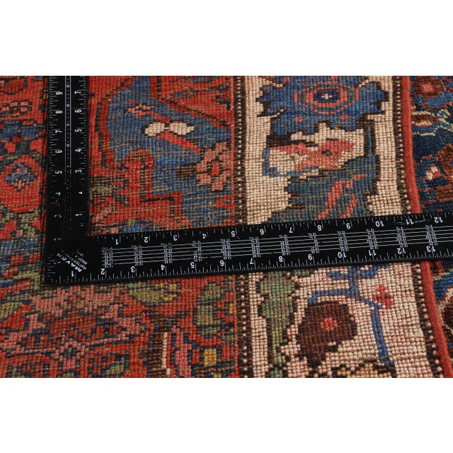 Textile Late 19th Century Persian Bijar Rug, 03'10 X 04'07 For Sale - Image 7 of 11