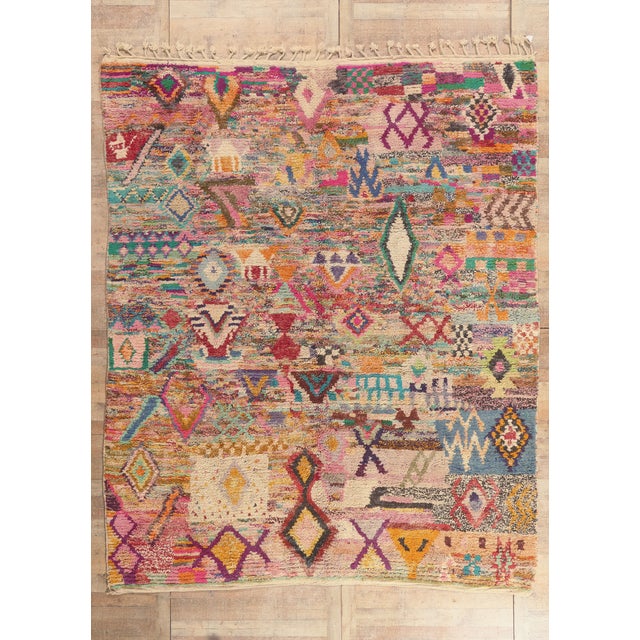 Contemporary Boujad Moroccan Rug, 10'00 X 12'07 For Sale - Image 10 of 10
