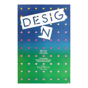 1986 Milton Glaser Mohawk Graphics Collection Poster, Design (The Film)