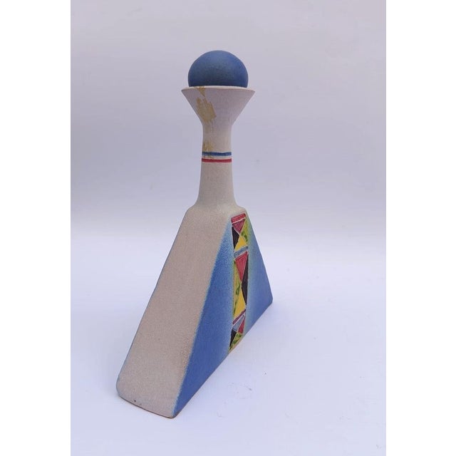 1960s Vintage Ceramic Bottle by Ivo De Santis, 1960s For Sale - Image 5 of 10