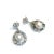 2000 - 2009 Bochic "Orient" Vintage Topaz & White Pearls Earrings Set 18K Gold & Silver For Sale - Image 5 of 18
