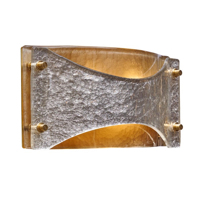 Glass Murano Glass Modernist Sconces For Sale - Image 7 of 9