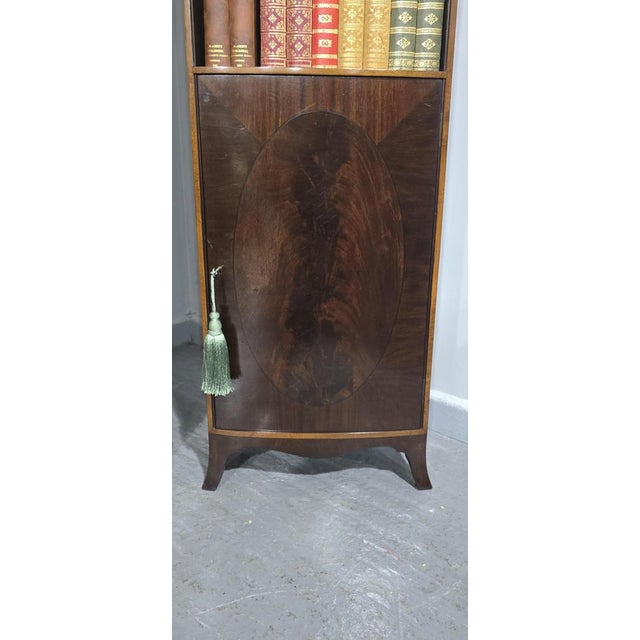 Black Mahogany Open Adjustable Library Bookcases, Set of 2 For Sale - Image 8 of 18