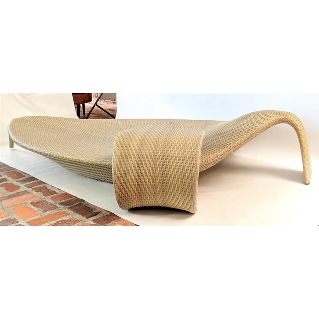 Vintage Dedon Leaf Lounger Furniture Chairish