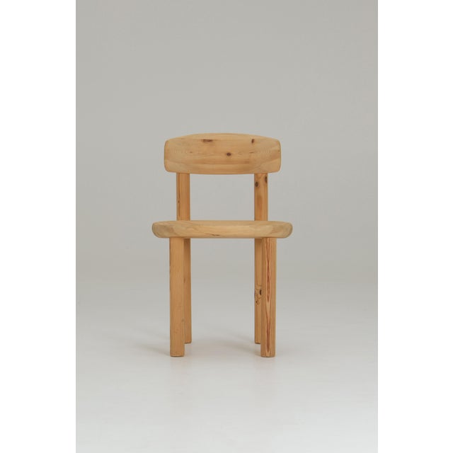 1970s Vintage Dining Chairs in Pine by Rainer Daumiller, 1970s, Set of 6 For Sale - Image 5 of 15