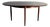 In Style of J.l. Møller Rosewood Dining Table Oval Extendable Wooden Furniture Mid-Century Modern Denmark 1960s For Sale