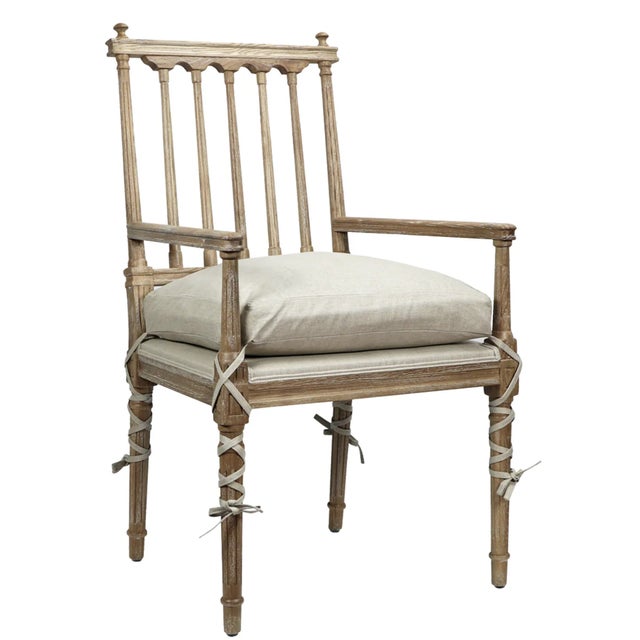 New special order item(s). Not vintage. The craftsmanship is immediately evident with the slat-back Barnaby Chairs. Made...