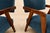 Brazilian Modern Armchairs in Imbuia Wood and Deep Petrol-Blue Mohair, Brazil, 1950s For Sale - Image 16 of 18