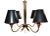 Mid-Century Modern Maison Lunel Four-Light Chandelier Brass & Gun Metal French Mid-Century Modern For Sale - Image 3 of 13