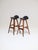 A set of two od-61 bar stools designed by erik buch for oddense maskinsnedkeri (odense møbler), denmark, 1960s. These high...