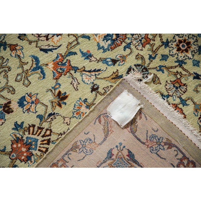 Vintage Kashan Carpet - 7'5" x 10'3" For Sale - Image 11 of 11