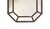 Vintage Octagonal Faux Bamboo Mirror in Tortoiseshell Finish For Sale - Image 4 of 5