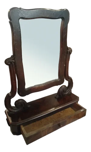 Walnut Mirror, 1900s