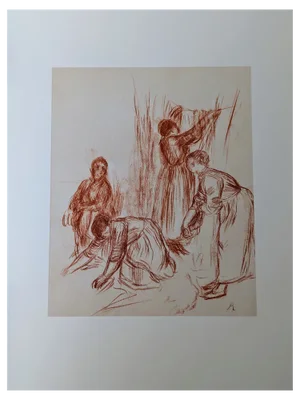 Pierre-Auguste Renoir, Laundresses, Lithograph