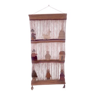 Vintage Peruvian Yarn & Wool Art For Sale