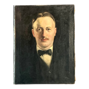 Vintage Boho Original Oil Portrait on Canvas