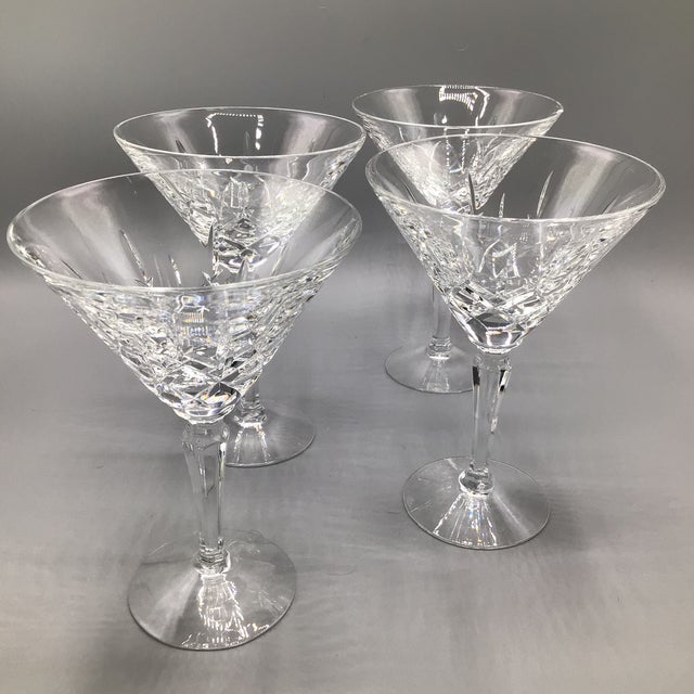Gorham Lady Ann Cut Crystal Martini Glasses Set of 4 Chairish