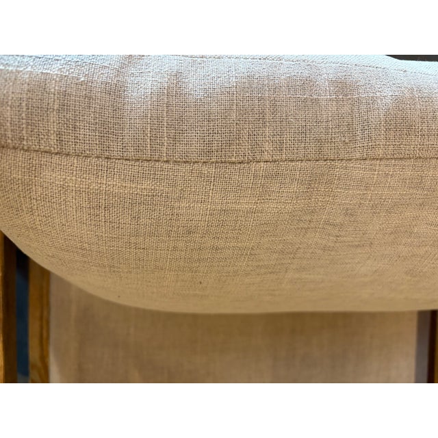 Set of Four Handmade Solid Elm Wood Lounge Chairs With Nail - Free Exposed Joinery - Organic Modern by Maria Yee For Sale - Image 4 of 4