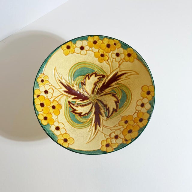 1930s Art Deco Ceramic Centrepiece Bowl by Thomas Forester, 1932 For Sale - Image 5 of 11