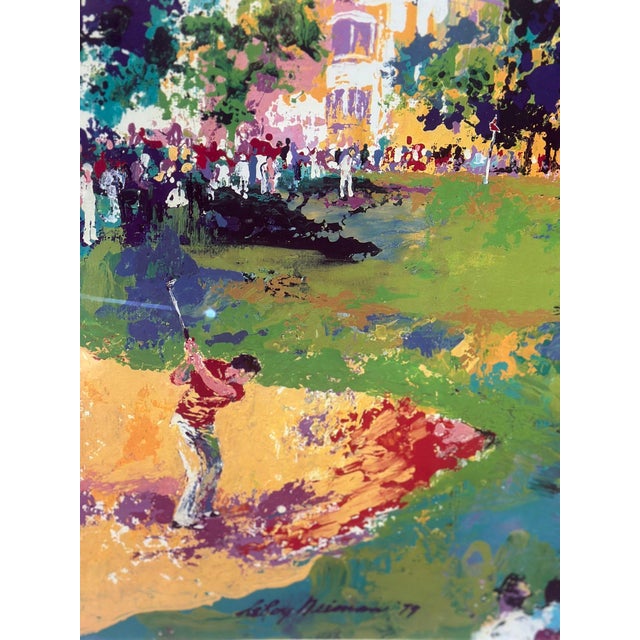 ち*6様 Leroy Neiman オーガスタ ゴルフ シルクスクリーン Abstract Leroy Neiman Golf Tournament Serigraph | Chairish