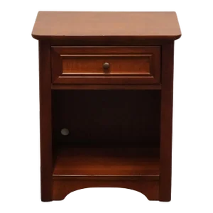 Stanley Furniture Young America Cherry Contemporary Traditional 21" Open Cabinet Nightstand 287-14-80