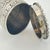1950s Italian Silverplate Trinket Box With Turquoise Stone For Sale - Image 5 of 10