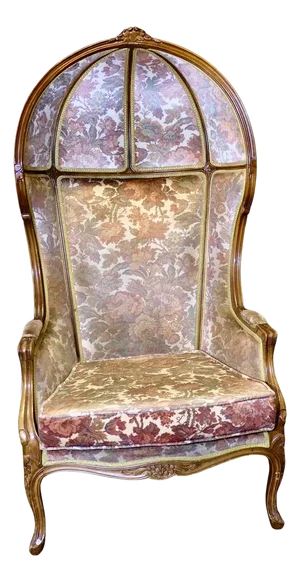 Vintage Boudoir Chair in Velvet, 1920