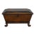Neoclassical Dresser Top Jewelry Box W. Paw Feet For Sale