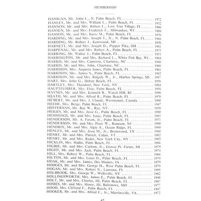The Everglades Club 1991 Members Annual For Sale - Image 12 of 12