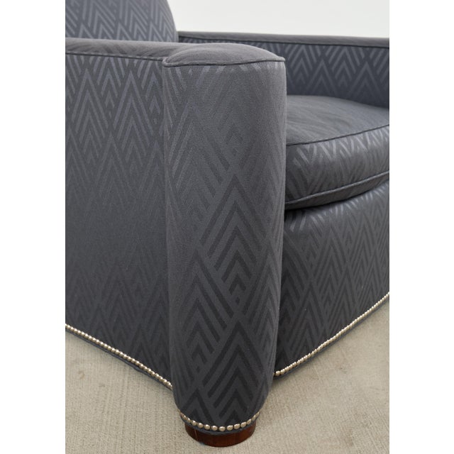 Ralph Lauren Italian Upholstered Brook Street Club Chair For Sale - Image 14 of 18