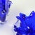 Blue Cobalt Blue Art Glass Set by Jaroslav Taraba for Lednické Rovne, Czechoslovakia, 1960s, Set of 2 For Sale - Image 8 of 11