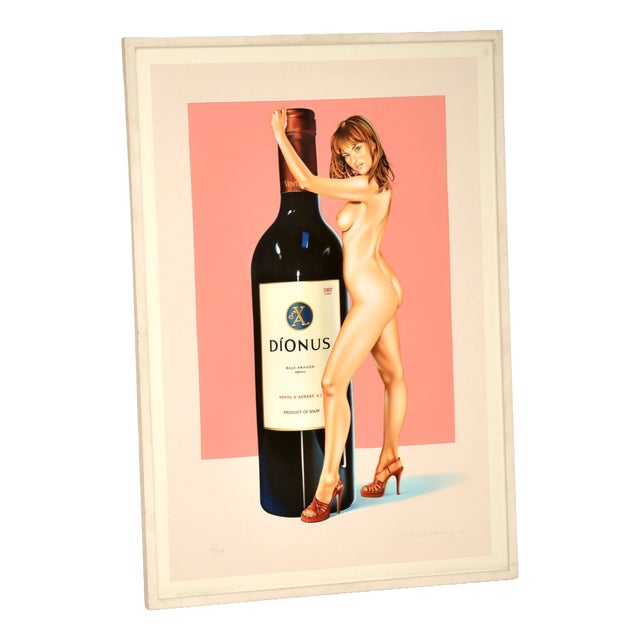 Mel Ramos, Nude Dionus, 2002, Lithograph, Framed For Sale