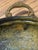 Mid Century Brass Oval Jardiniere Lion Head Ram Horn Handles Paw Feet Hammered Bowl For Sale - Image 10 of 12