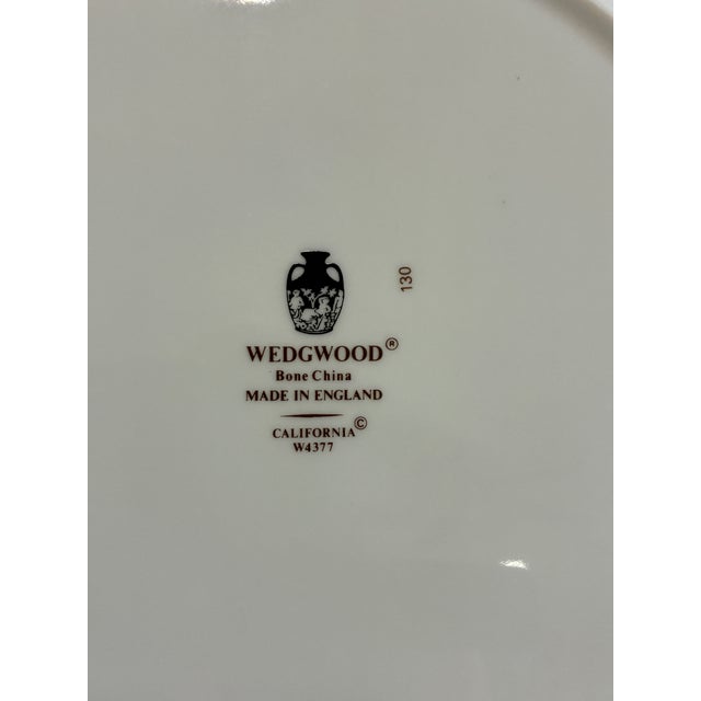 Vintage Wedgwood Bone China Gold Rim Dinner Plates, Set of 12, England For Sale - Image 11 of 11