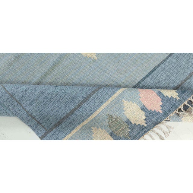 Mid 20th Century Doris Leslie Blau "Sparreholm" Vintage Swedish Rug by Ingegerd Silow For Sale - Image 5 of 7