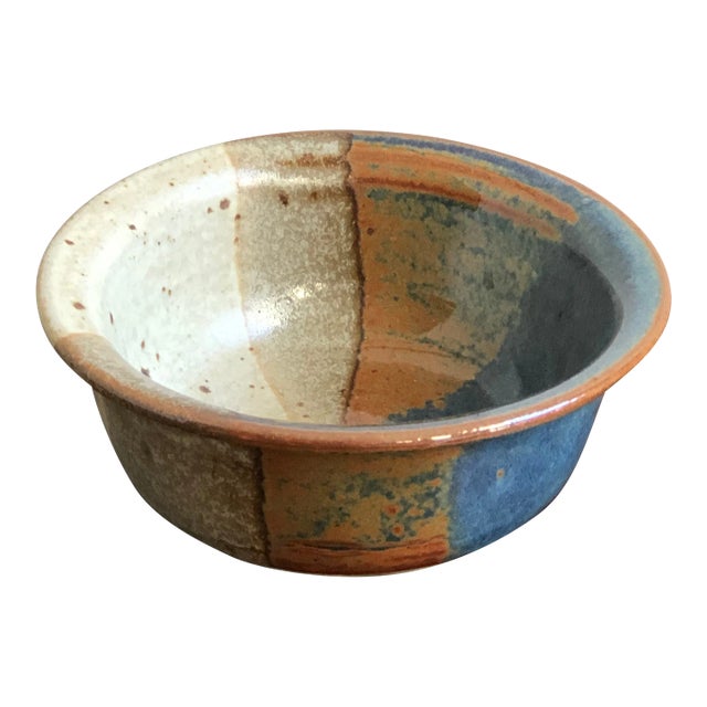 Small Mid-Century Modern Style Studio Pottery Bowl For Sale