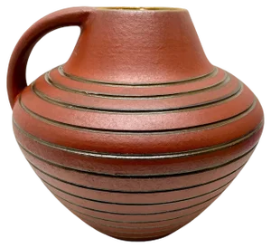 Vintage Ceramic Vase with Handle from Höhr, Germany, 1952