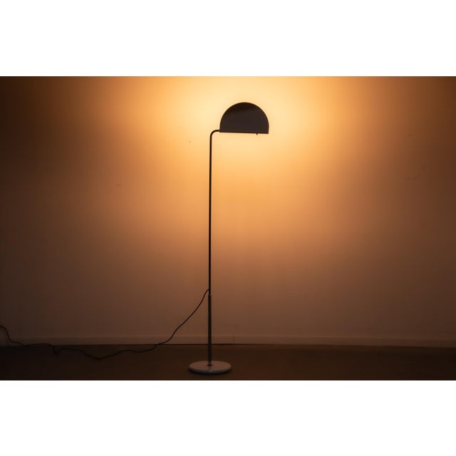 Metal Mezzaluna Floor Lamp by Bruno Gecchelin for Skipper, 1985 For Sale - Image 7 of 14