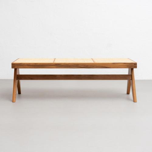 Bench designed by Pierre Jeanneret circa 1955, relaunched in 2020. Manufactured by Cassina in Italy. Cassina continues its...