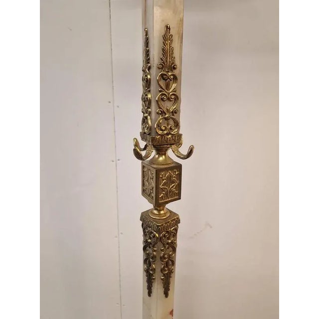 Vintage French Floor Rack in Onyx, 1970s For Sale - Image 3 of 6