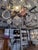 Louis XV 9-Light Cage Chandelier with Crystal Drops For Sale - Image 4 of 9