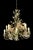 Murano Glass Flowers Chandelier, 1990 For Sale - Image 3 of 15