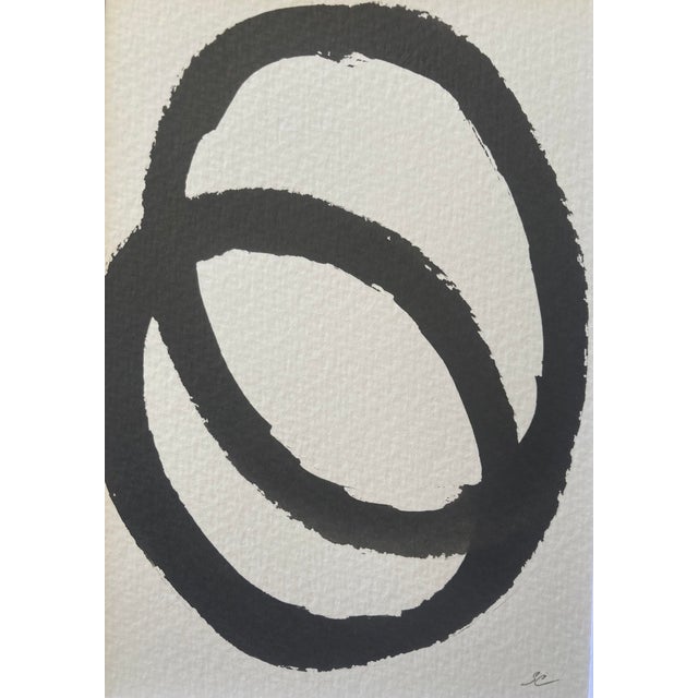 Original pen and ink paitining on paper by Stephanie Cate - signed and matted ready to frame.