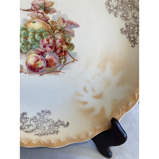 Antique d.e. McNicol England Fruit Motif Decorative Plate For Sale In Oklahoma City - Image 6 of 11