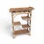 Boho Chic Vintage Rattan Wrapped Etagere With Staggered Shelving For Sale - Image 3 of 8