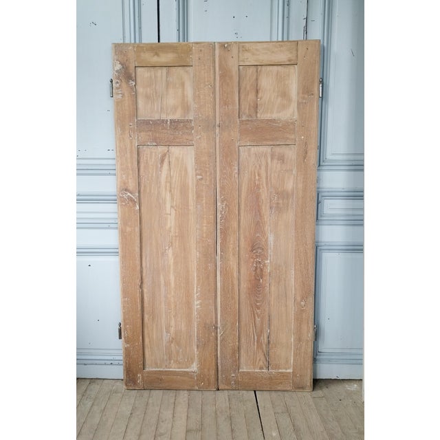 Antique Wooden Shutters, 1700s, Set of 2 For Sale - Image 5 of 10