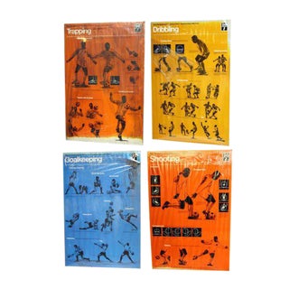 Pele Soccer Posters - Set of 4 For Sale