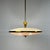 1950s Mid-Century UFO Pendant Light in BRass and Glass by Pietro Chiesa for Fontana Arte, Italy, 1950s For Sale - Image 5 of 10