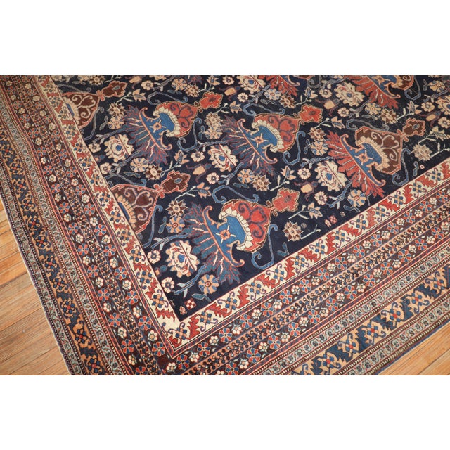 Antique Zabihi Collection Persian Afshar Rug - 12' x 15'5" For Sale - Image 12 of 12